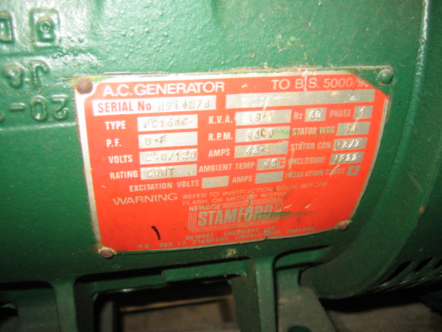lister diesel generator